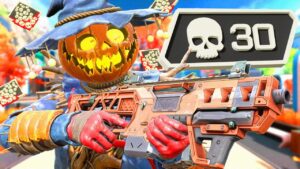 INSANE Bloodhound 30 KILLS and 5,451 Damage Apex Legends Gameplay Season 18