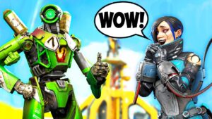 RANDOM WAS SHOCKED BY APEX PREDATOR MOVEMENT! (Apex Legends)