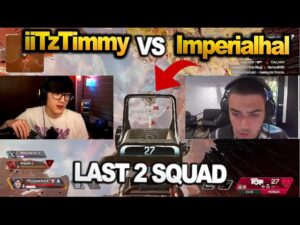 TSM Imperialhal team vs iiTzTimmy team in london bootcamp algs scrims!! LAST 2 SQUAD (apex legends)