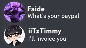Faide paid me for a carry and this happened...