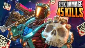 INSANE Pathfinder 45 KILLS and 8,500 Damage in Two Games Apex Legends Gameplay Season 18