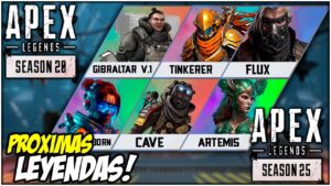¡TODAS las nuevas LEYENDAS de las próximas temporadas 20-25 FILTRADAS! | Apex Legends RESURRECTION