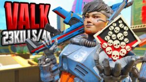 Valkyrie 23 KILLS and 4,300 Damage Apex Legends Gameplay Season 18