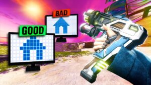 Lower Pixel Density = Snappier Aim