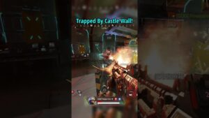 Trapped By Castle Wall!【Apex Legends】 #apex #apexlegends #apexlegendsclips #shorts #newcastle