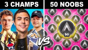 3 Pros vs 50 Silvers (Apex Legends Challenge)