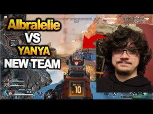 Albralelie *NEW team vs Yanya *NEW* team in algs scrims!! PERSPECTIVE ( apex legends )