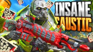 INSANE Caustic 27 KILLS and 5,600 Damage Apex Legends Gameplay Season 19