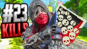 SOLO Wraith & 23 KILLS and 4,400 Damage Apex Legends Gameplay Season 19