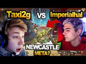 TSM Imperialhal team vs Taxi2g team in rank!!. NEWCASTLE META?! ( apex legends )