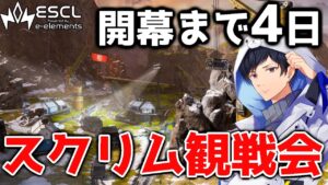 【神視点】プロスクAvsB 大会開幕まで残り4日 ESCL Apex Legends  《Group1》【APEX】