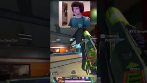 BUNNY HOPPING ON MIRAGE? Insane 1v3 Apex Legends  #shorts