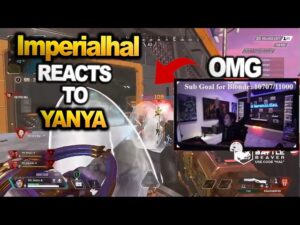 Imperialhal reacts to Yanya 1V3 Insane clutch.. peacekeeper meta?? ( apex legends )