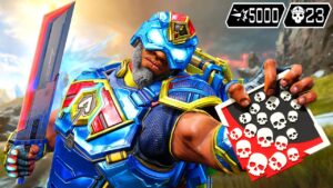 NEWCASTLE DROPS 23 KILLS & 5000 DAMAGE IN INSANE GAME (Apex Legends Gameplay)
