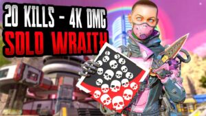 SOLO AMAZING WRAITH 20 KILLS & 4000 DAMAGE (Apex Legends Gameplay)