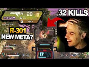TSM Imperialhal Enters GOD MODE In NEW UPDATE after getting R-301!!  32 KILLS ( apex legends )