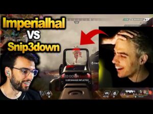 TSM Imperialhal team vs Snip3down *NEW* team in algs scrims ( apex legends )