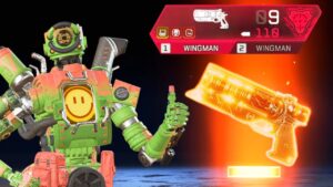 Using the HEIRLOOM WINGMAN with Pathfinder in Apex Legends