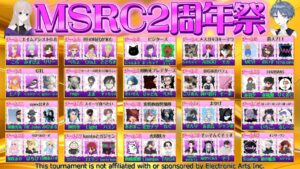 【APEX Legends】祝MSRC2周年カスタム 本戦