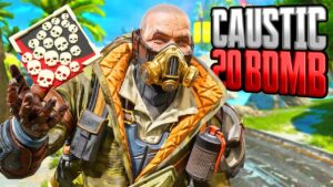 Caustic 20 KILLS BOMB Apex Legends Gameplay Season 20