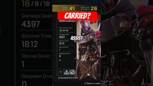 HOW I GET “CARRIED” IN APEX LEGENDS