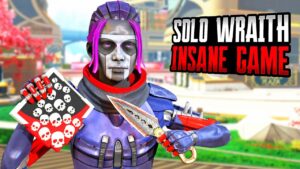 SOLO WRAITH 22 KILLS ABSOLUTELY INSANE (Apex Legends Gameplay Season 20)