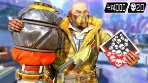 CAUSTIC 20 KILLS AND 4000 DAMAGE WAS AMAZING (Apex Legends Gameplay)