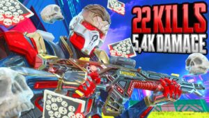 AMAZING Revenant 22 KILLS and 5,400 Damage Apex Legends Gameplay Season 22
